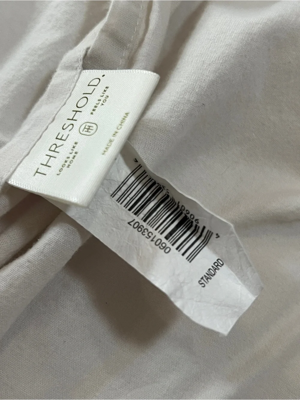 Bundle Threshold Velvet Cotton Cream Full/Queen Bedspread quilt shams standard